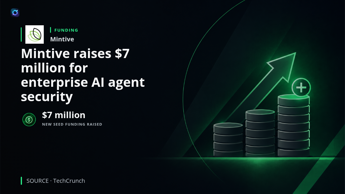 Mintive enterprise AI agent identity management platform represented by connected digital agents and security access controls.