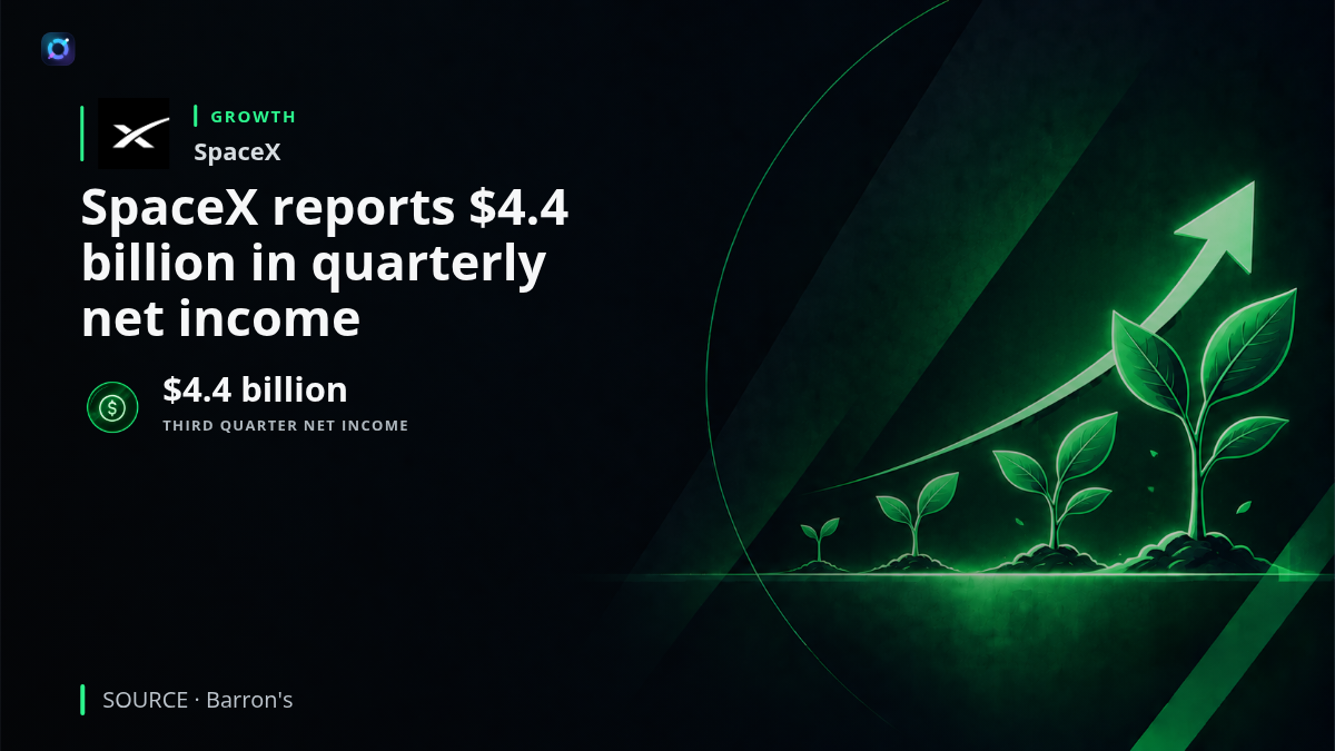 SpaceX reports strong quarterly financial results, with $14.6 billion in revenue, $4.4 billion in net income, and rising demand for AI computing capacity.