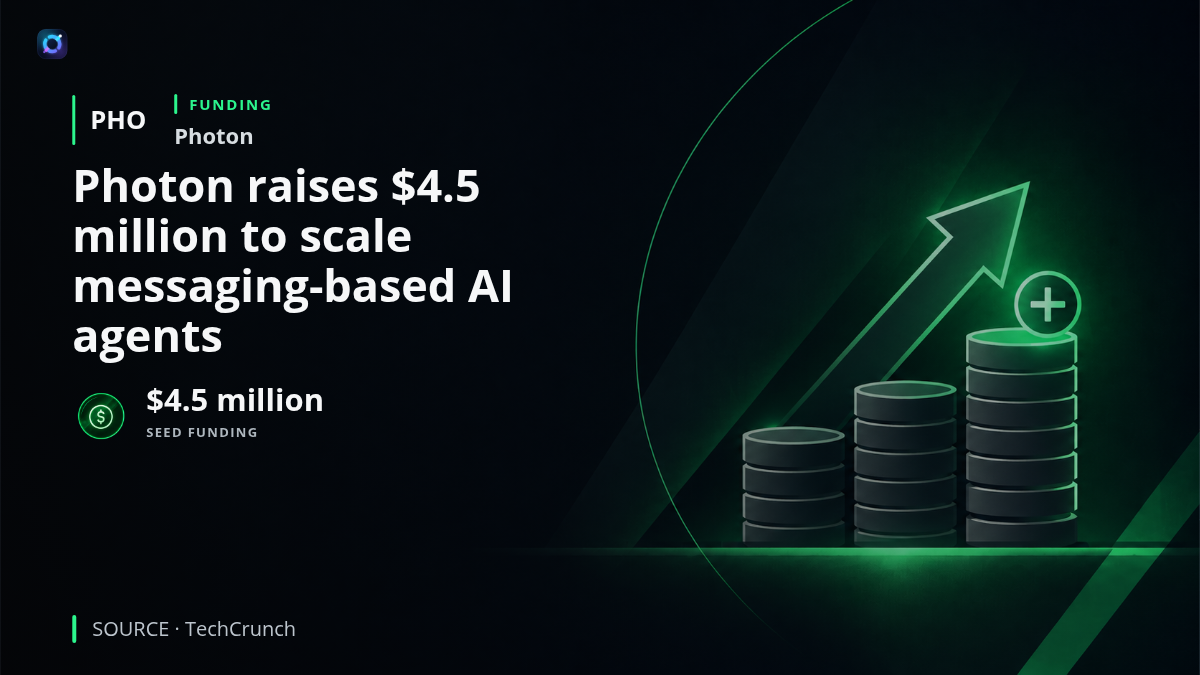 A developer interface connected to multiple messaging channels, representing Photon’s $4.5 million seed financing for a platform that lets developers build and operate AI agents through messaging services.